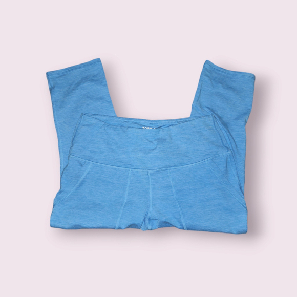 Torrid Performance Crop Design Leggings Size M/L 10 Atomic Blue - Picture 7 of 11